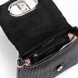 Borsa donna LaPuffy piccola con strass