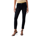 Jeans donna skinny con strass