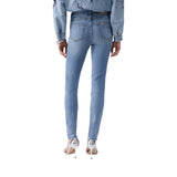 Jeans donna skinny a vita alta