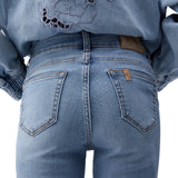 Jeans donna skinny a vita alta