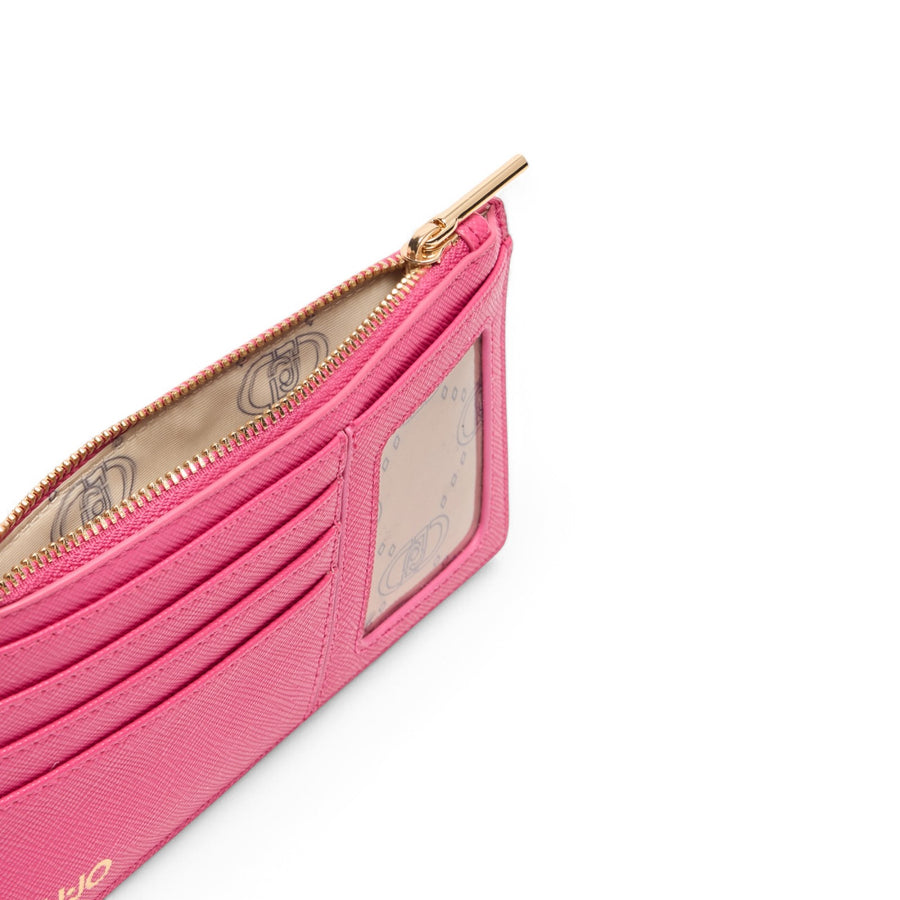 Porta carte donna con zip