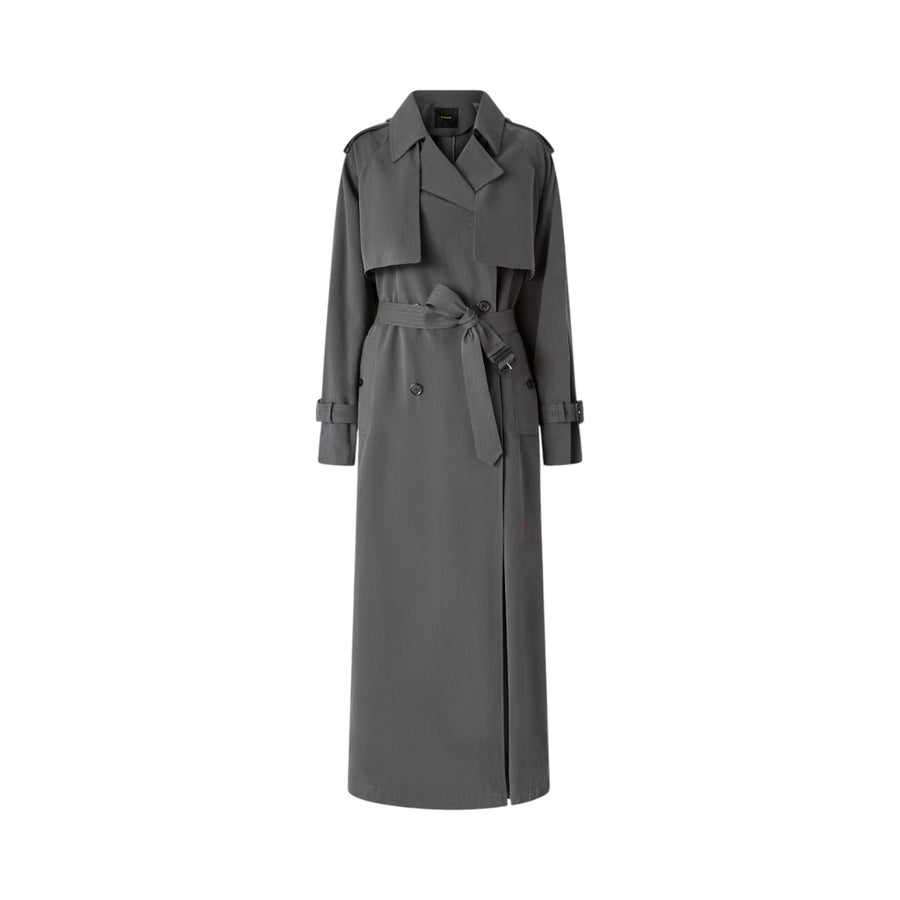 Trench donna classico in cotone delavè