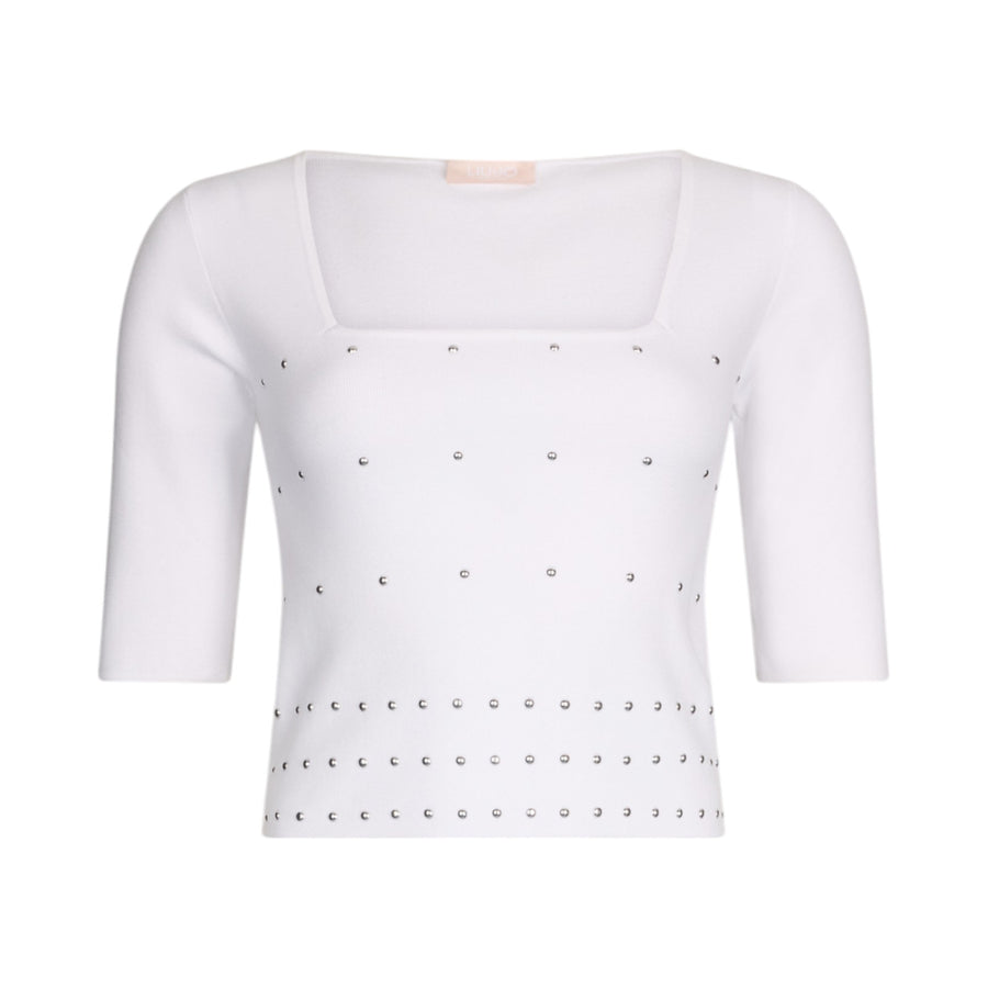 Maglia donna con borchie