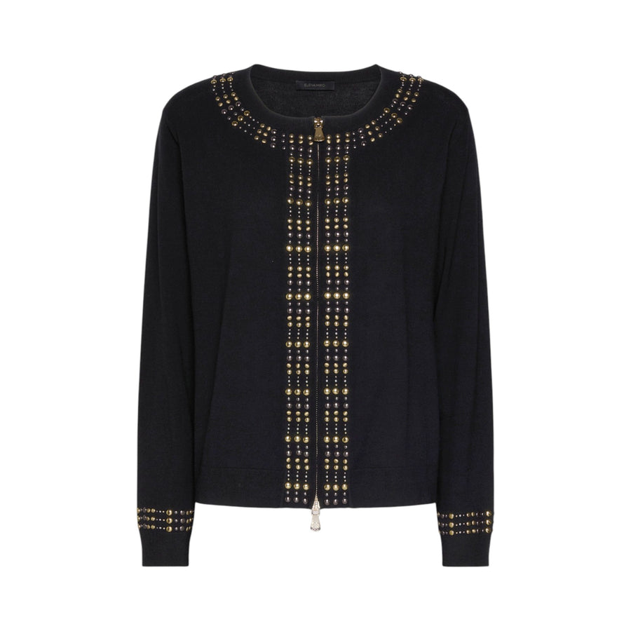 Cardigan donna con borchie