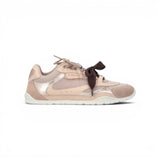 Sneakers donna con lacci doppi e applicazioni gioiello