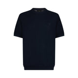 T-shirt uomo in crêpe di cotone