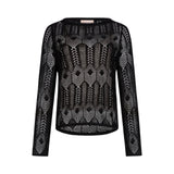 Maglia donna traforata