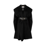 Mantella donna in panno di lana double