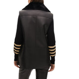 Gilet donna midi reversibile