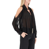 Blusa donna in georgette
