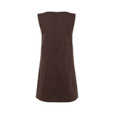Abito donna in cotone con pizzo