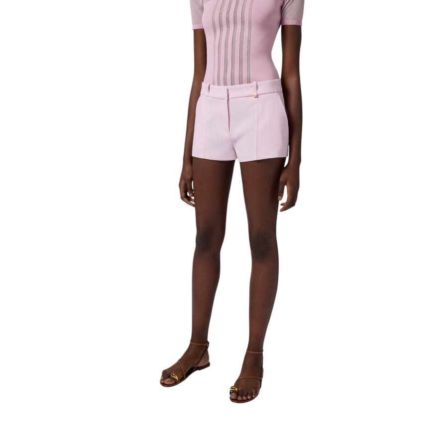 Shorts donna in fresco di lana leggera
