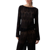 Maglia donna traforata
