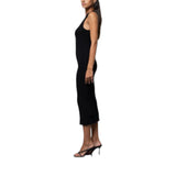Abito donna di maglia a coste con piercing