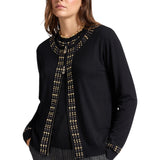 Cardigan donna con borchie