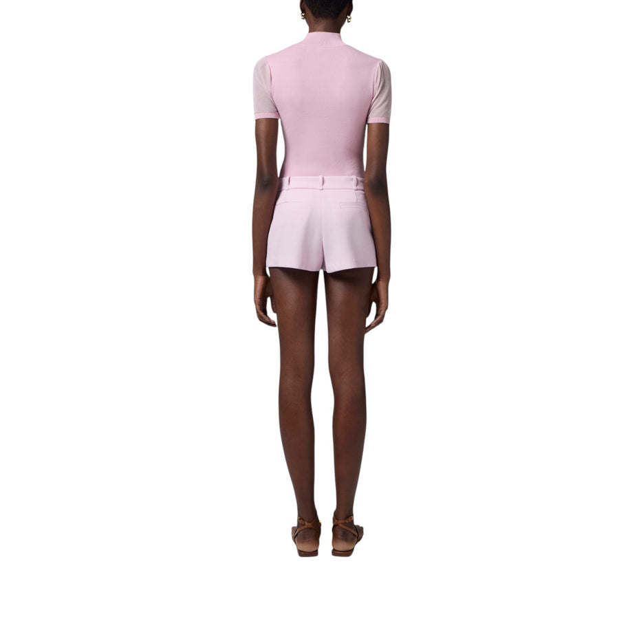 Shorts donna in fresco di lana leggera