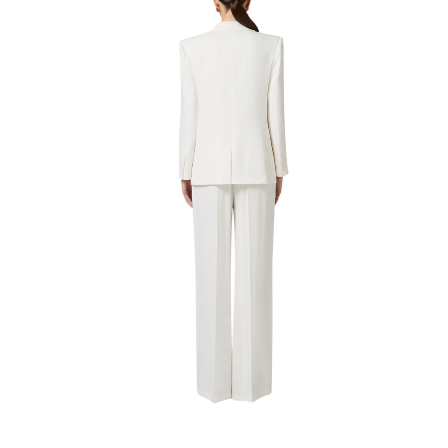 Giacca donna in gabardina di misto lino