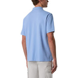 Polo uomo con patch logo