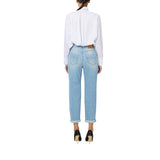 Jeans donna a palazzo con catena