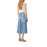 Bermuda donna wide leg in denim