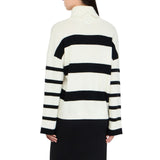 Dolcevita donna 100% lana con bottoni gioiello