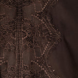 Abito donna in cotone con pizzo