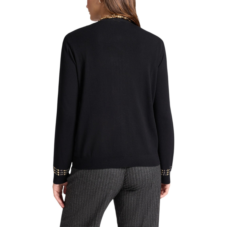 Cardigan donna con borchie