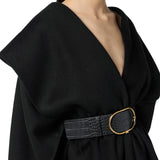 Mantella donna in panno di lana double