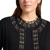 Cardigan donna con borchie