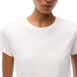 T-shirt donna con logo Love Birds