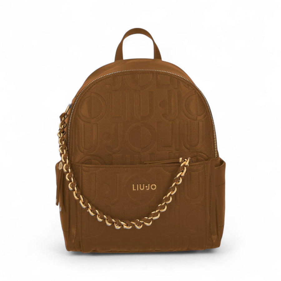 Zaino donna con logo e catena