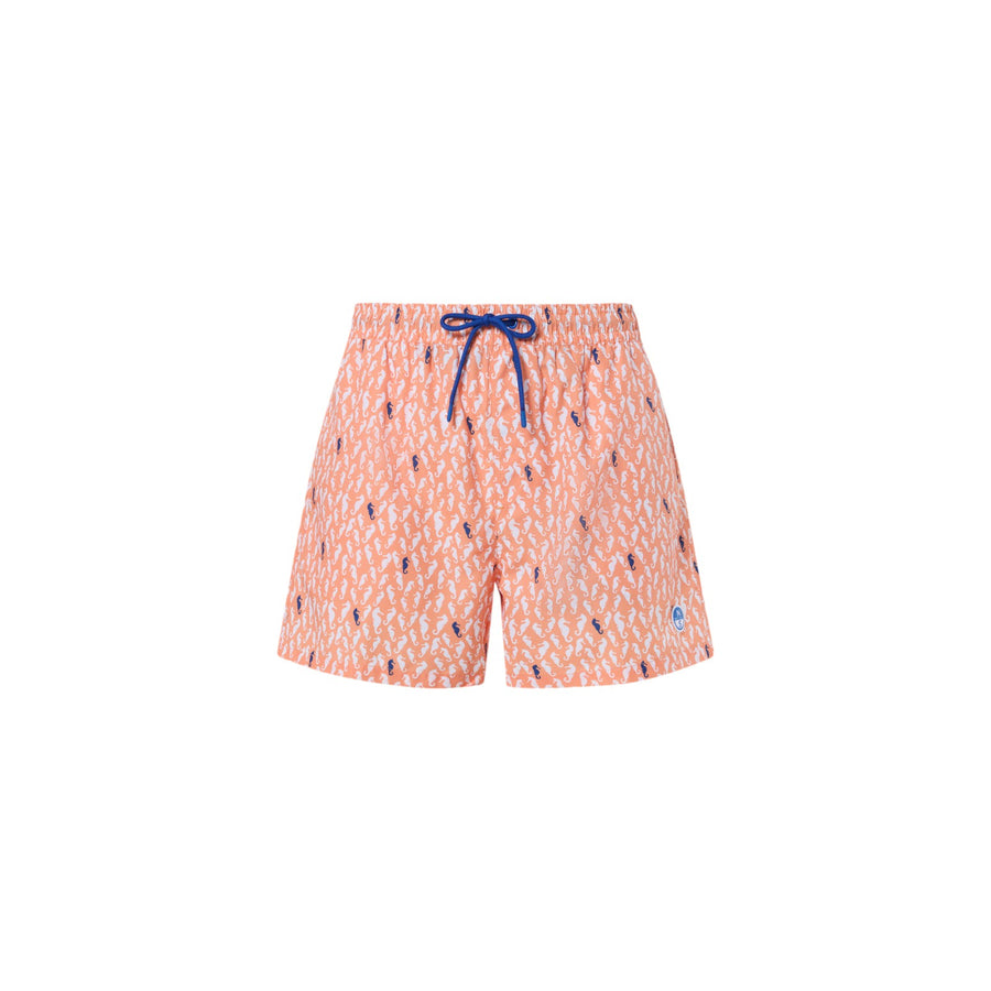 Boxer mare uomo con stampa grafica