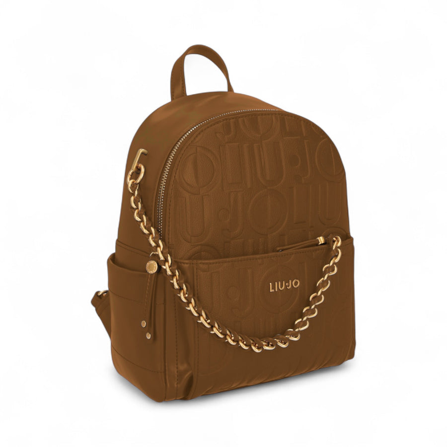 Zaino donna con logo e catena
