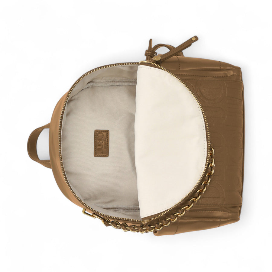 Zaino donna con logo e catena
