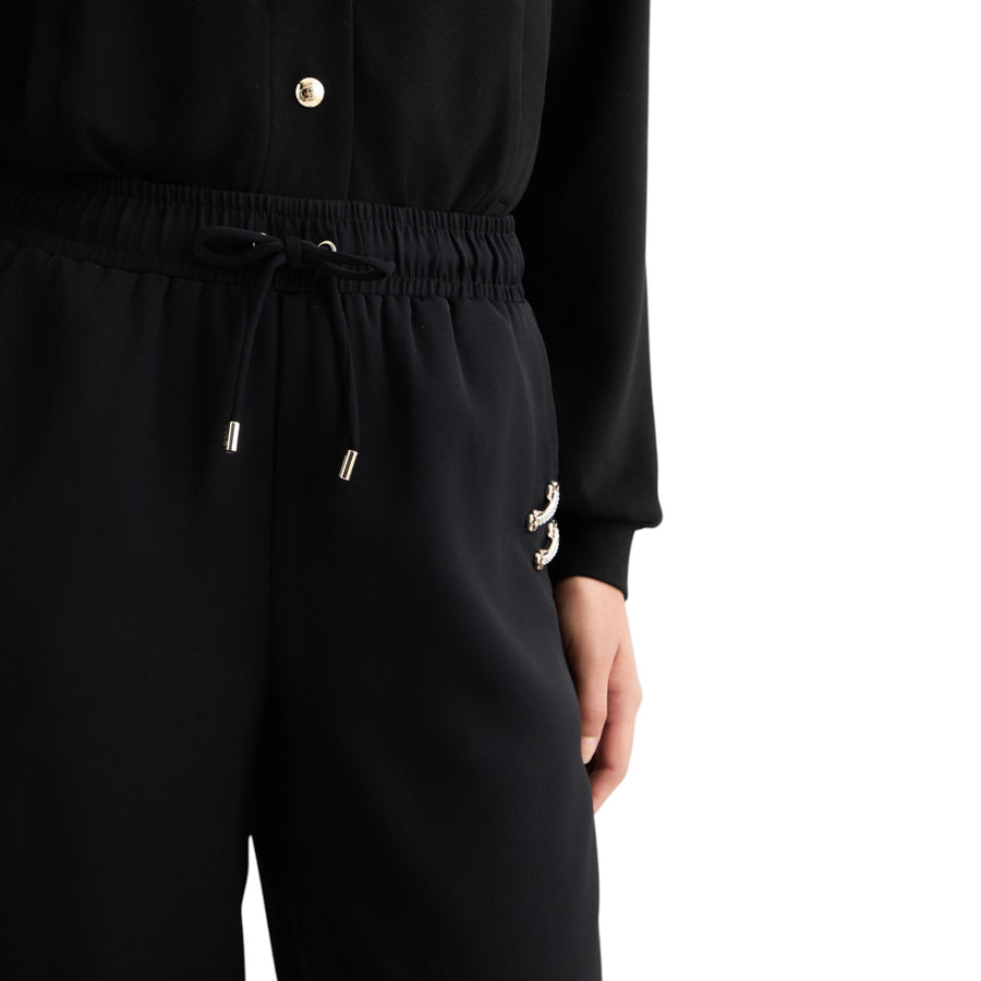 Pantaloni donna jogging cropped