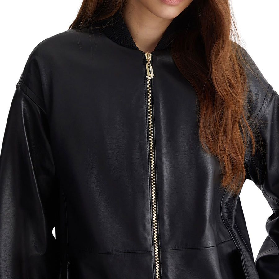 Bomber donna in pelle