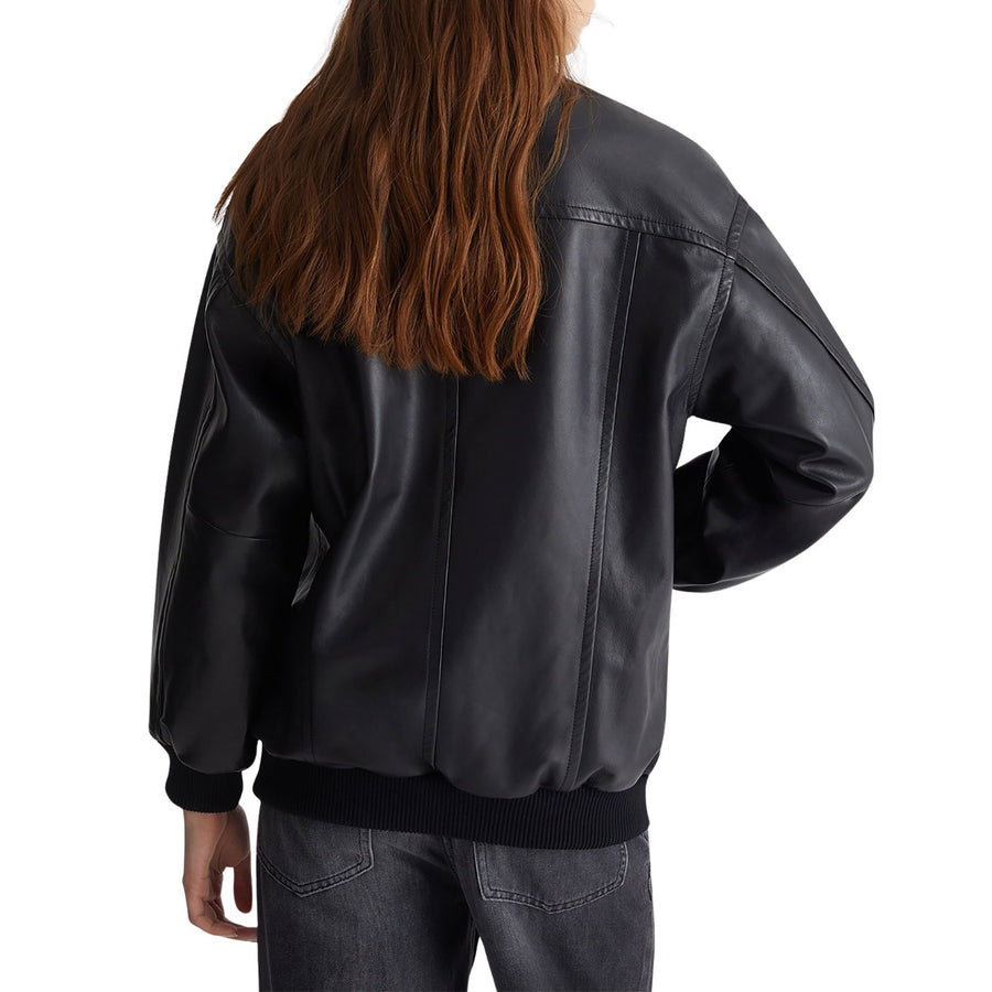 Bomber donna in pelle