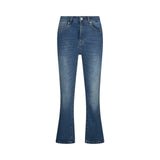 Jeans donna flare cropped
