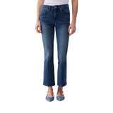 Jeans donna flare cropped