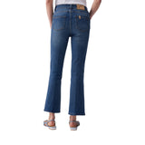 Jeans donna flare cropped