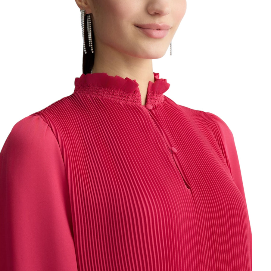 Vestito donna corto plissé