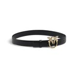 Cintura donna in pelle con fibbia Love Birds gioiello 2,5 cm