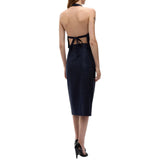 Top donna full strass con schiena scoperta