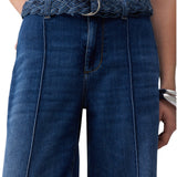 Jeans donna flare con cintura