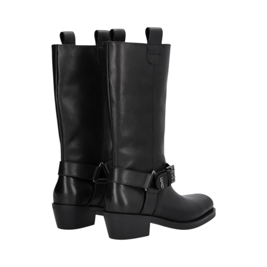 Stivali donna texani in pelle