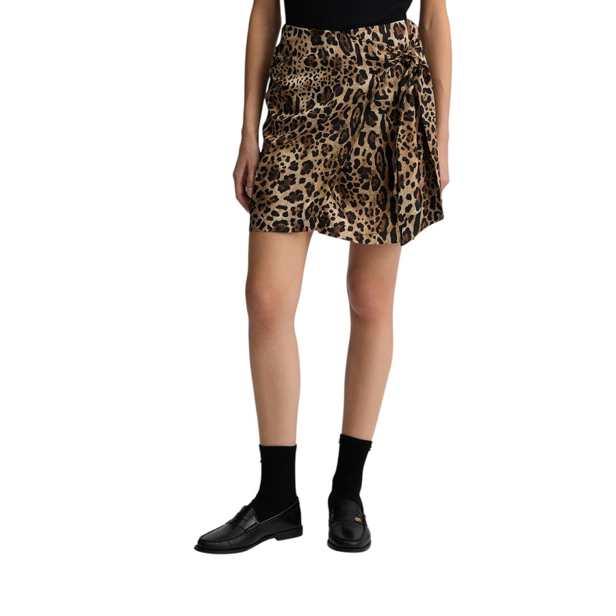 Minigonna donna animalier