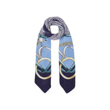 Foulard donna grande con stampa