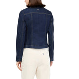 Giacca donna in denim con bottoni