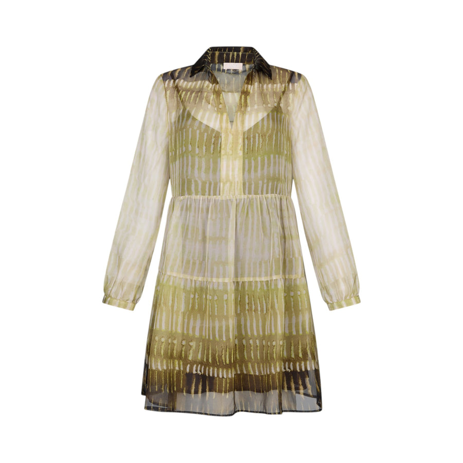 Abito donna in chiffon stampato