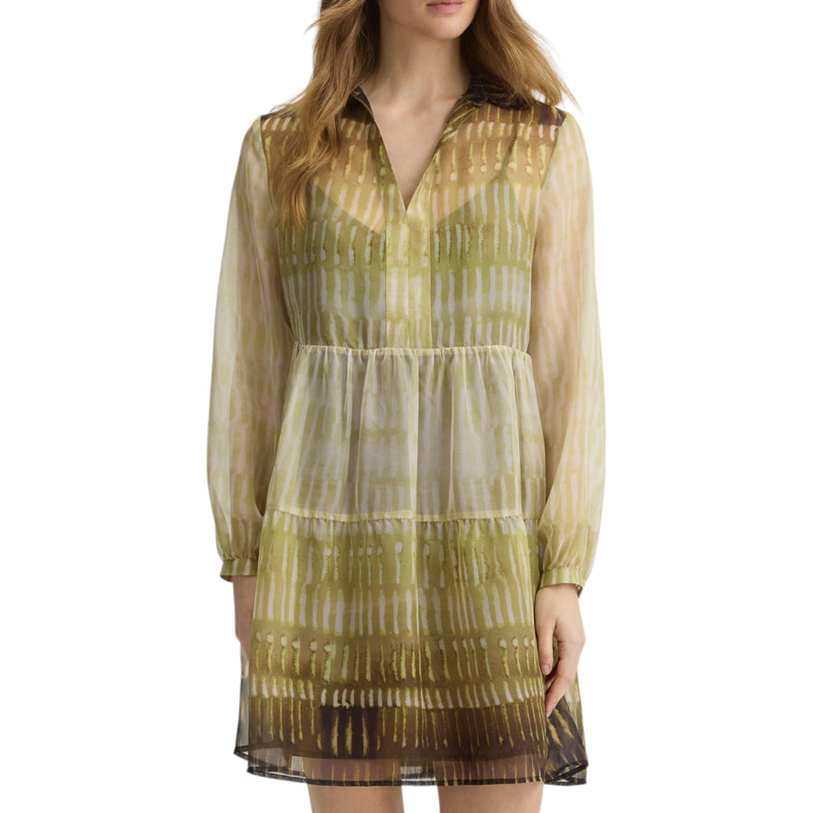 Abito donna in chiffon stampato